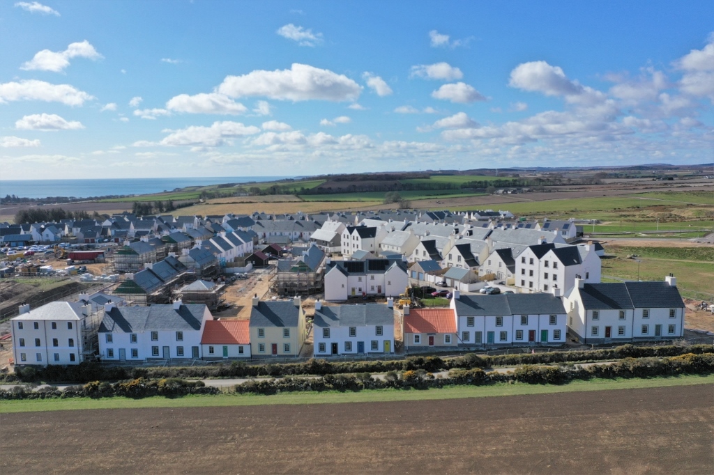 Chapelton-aerial-view-April-2021 New homes Aberdeenshire: The advantages and considerations